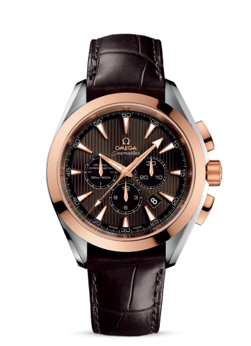 Omega Seamaster Aqua Terra 150M Co-Axial 44 Chronograph Stainless Steel / Red Gold / Grey